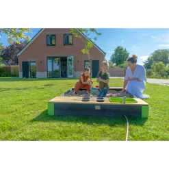 EXIT TOYS EXIT Aksent Houten Zandbak 200x140cm Met Zsilt Speelset -Speeltoestellen exit aksent houten zandbak 200x140cm met zsilt speelset 10