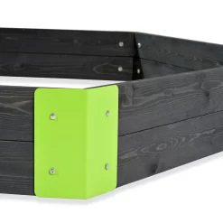 EXIT TOYS EXIT Aksent Houten Zandbak Zeshoek 200x170cm -Speeltoestellen exit aksent houten zandbak zeshoek 200x170cm 2