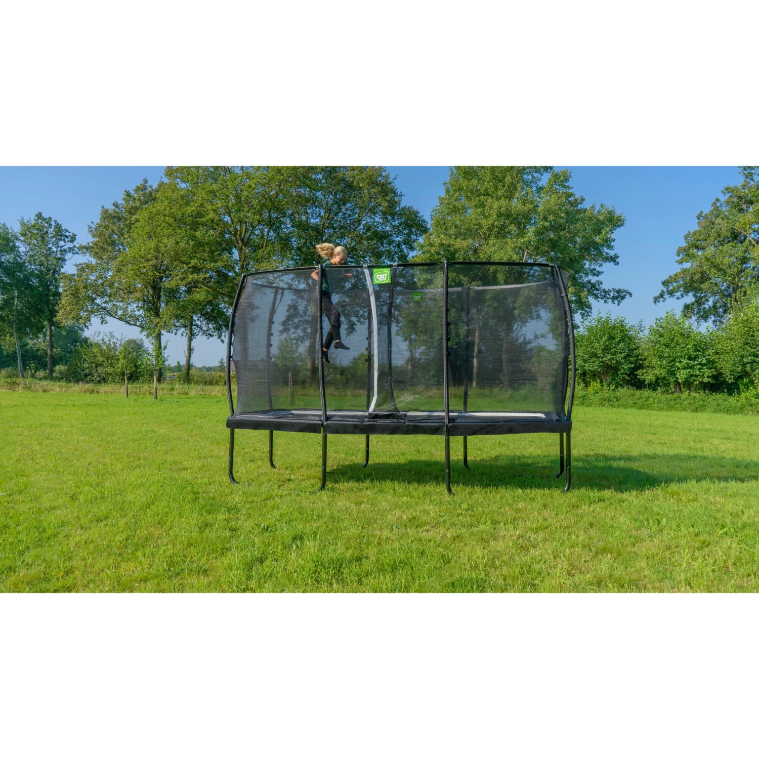 EXIT TOYS EXIT Allure Classic Trampoline 214x366cm - Zwart 7 EXIT TOYS EXIT Allure Classic Trampoline 214x366cm - Zwart - Afbeelding 7