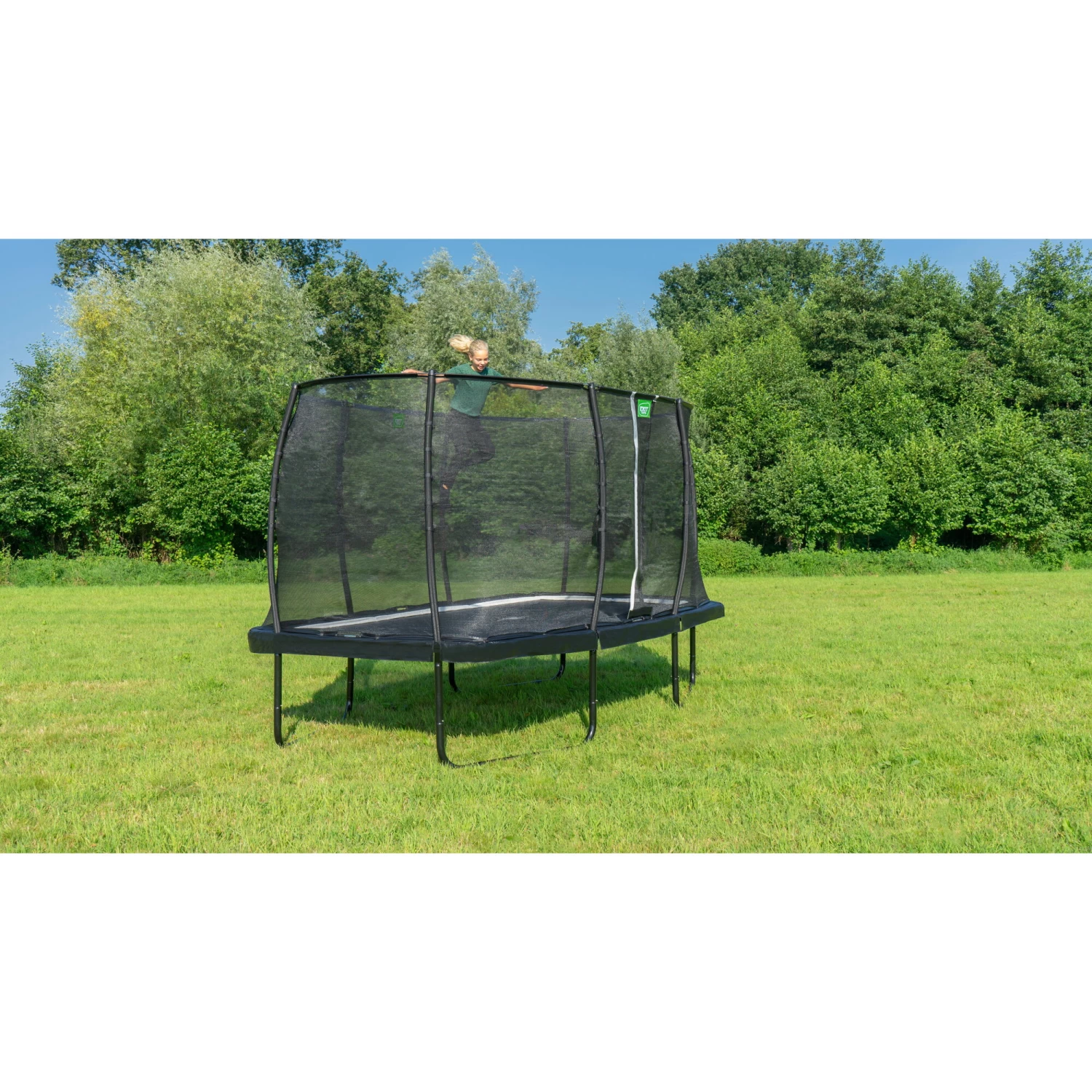 EXIT TOYS EXIT Allure Classic Trampoline 214x366cm - Zwart 8 EXIT TOYS EXIT Allure Classic Trampoline 214x366cm - Zwart - Afbeelding 8