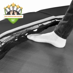 EXIT TOYS EXIT Black Edition Inground Trampoline ø305cm - Zwart -Speeltoestellen exit black edition inground trampoline o305cm zwart 2