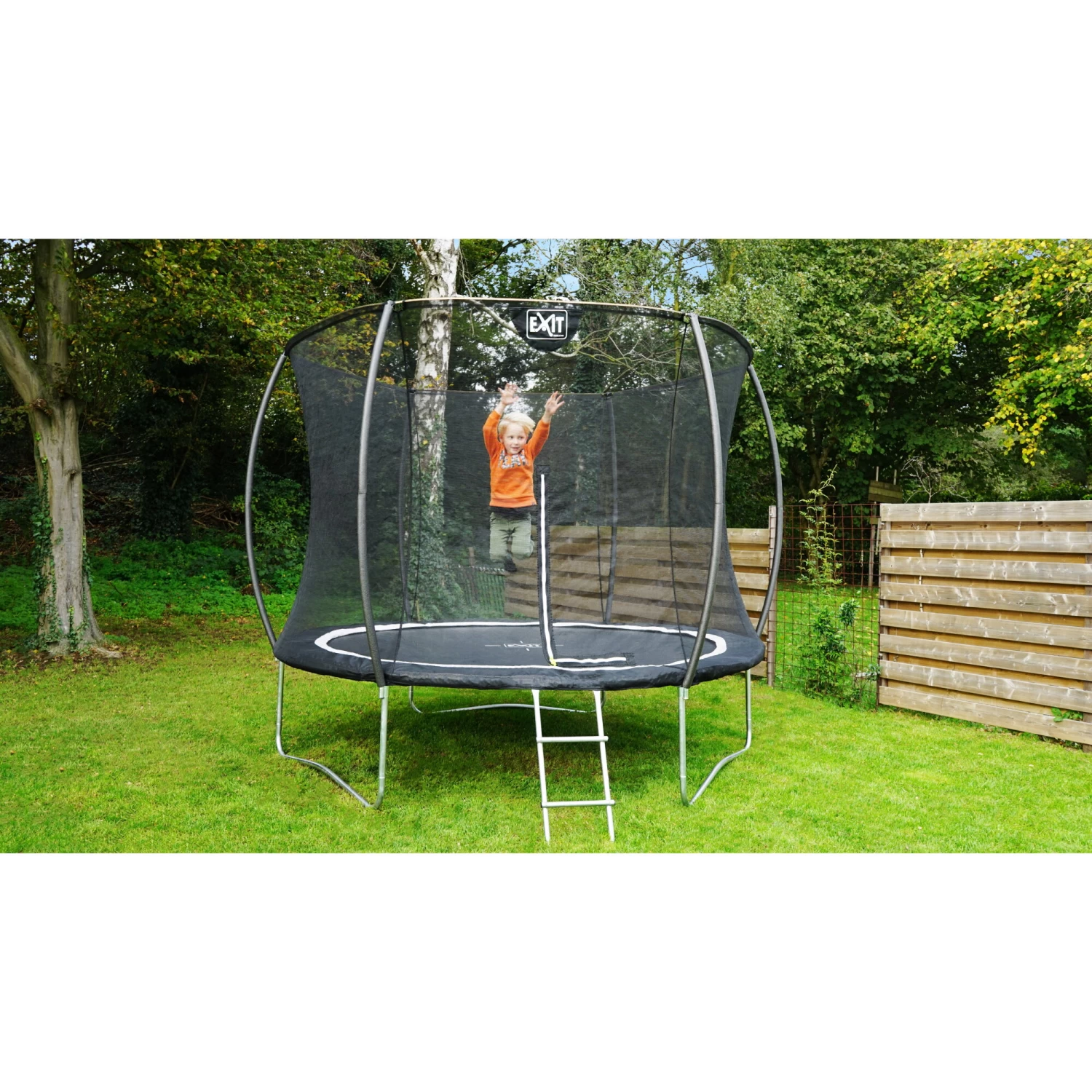 EXIT TOYS EXIT Black Edition Trampoline ø244cm - Zwart 8 EXIT TOYS EXIT Black Edition Trampoline ø244cm - Zwart - Afbeelding 8
