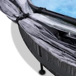 EXIT TOYS EXIT Black Wood Zwembad ø360x76cm Met Filterpomp En Overkapping - Zwart -Speeltoestellen exit black wood zwembad o360x76cm met filterpomp en overkapping zwart 6