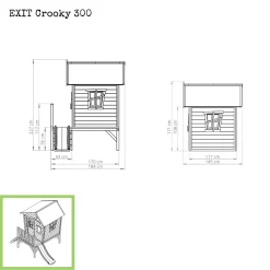 EXIT TOYS EXIT Crooky 300 Houten Speelhuis - Grijsbeige 10 EXIT TOYS EXIT Crooky 300 Houten Speelhuis - Grijsbeige -Speeltoestellen exit crooky 300 houten speelhuis grijsbeige 2
