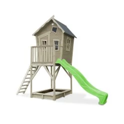EXIT TOYS EXIT Crooky 700 Houten Speelhuis - Grijsbeige