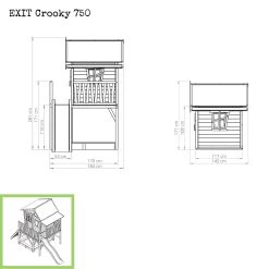 EXIT TOYS EXIT Crooky 750 Houten Speelhuis - Grijsbeige 11 EXIT TOYS EXIT Crooky 750 Houten Speelhuis - Grijsbeige -Speeltoestellen exit crooky 750 houten speelhuis grijsbeige 2