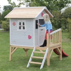 EXIT TOYS EXIT Decoratieset Voor Houten Speelhuis (set Van 7) - Roze -Speeltoestellen exit decoratieset voor houten speelhuis set van 7 roze 8