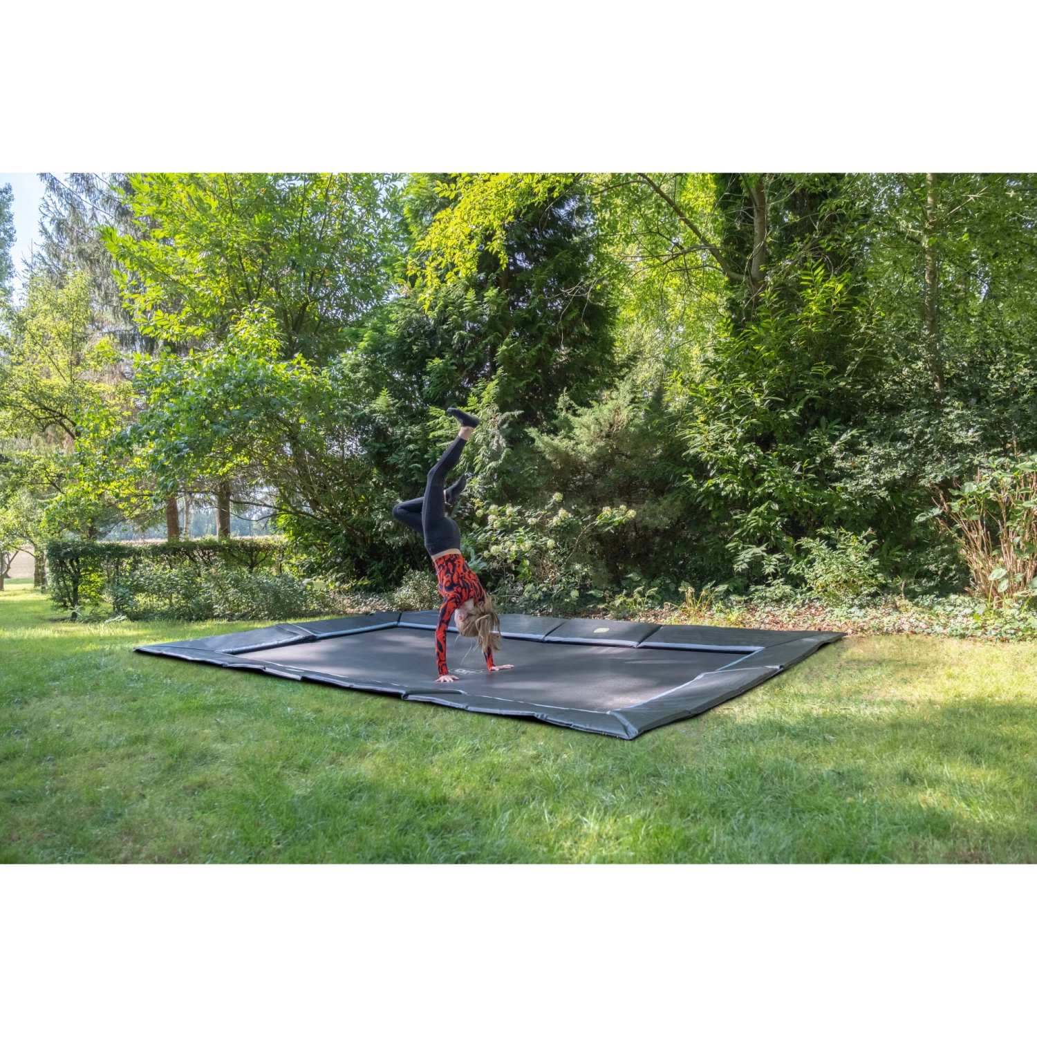 EXIT TOYS EXIT Dynamic Groundlevel Sports Trampoline 275x458cm - Zwart 9 EXIT TOYS EXIT Dynamic Groundlevel Sports Trampoline 275x458cm - Zwart - Afbeelding 9