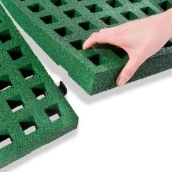 EXIT TOYS EXIT Dynamic Groundlevel Trampoline 244x427cm Met Freezone Veiligheidstegels - Zwart -Speeltoestellen exit dynamic groundlevel trampoline 244x427cm met freezone veiligheidstegels zwart 5