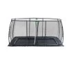 EXIT TOYS EXIT Dynamic Groundlevel Trampoline 244x427cm Met Veiligheidsnet - Zwart
