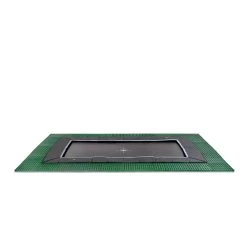 EXIT TOYS EXIT Dynamic Groundlevel Trampoline 275x458cm Met Freezone Veiligheidstegels - Zwart
