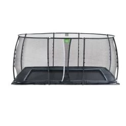 EXIT TOYS EXIT Dynamic Groundlevel Trampoline 275x458cm Met Veiligheidsnet - Zwart