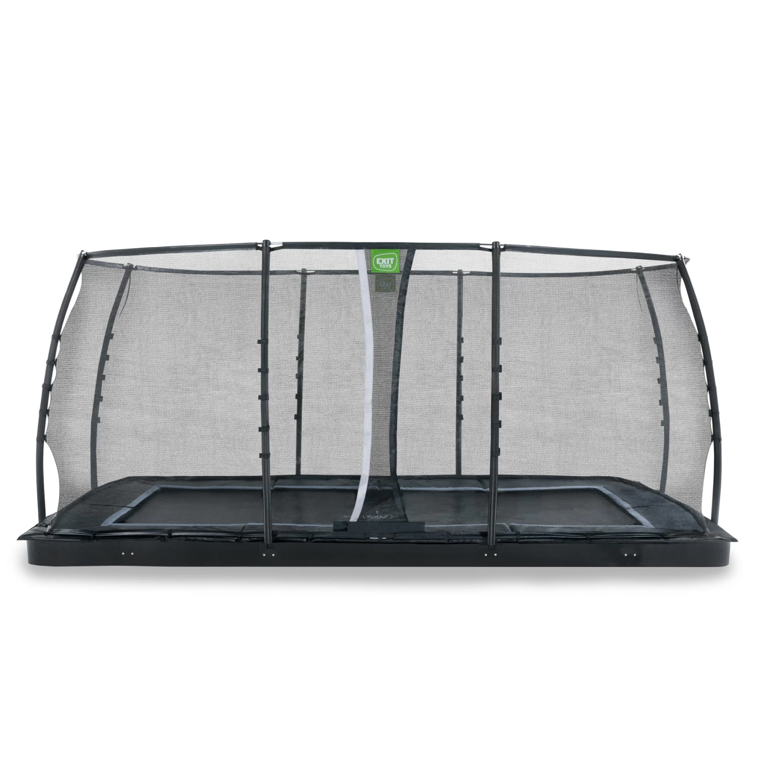 EXIT TOYS EXIT Dynamic Groundlevel Trampoline 305x519cm Met Veiligheidsnet - Zwart 2 EXIT TOYS EXIT Dynamic Groundlevel Trampoline 305x519cm Met Veiligheidsnet - Zwart - Afbeelding 2