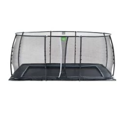 EXIT TOYS EXIT Dynamic Groundlevel Trampoline 305x519cm Met Veiligheidsnet - Zwart