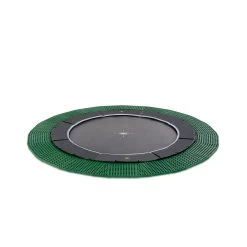 EXIT TOYS EXIT Dynamic Groundlevel Trampoline ø305cm Met Freezone Veiligheidstegels - Zwart