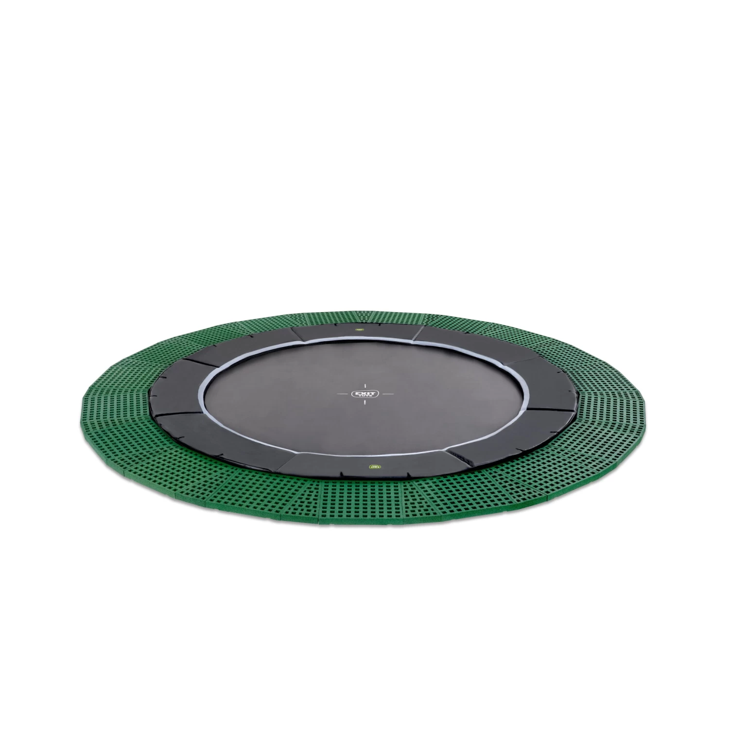 EXIT TOYS EXIT Dynamic Groundlevel Trampoline ø305cm Met Freezone Veiligheidstegels - Zwart 1 EXIT TOYS EXIT Dynamic Groundlevel Trampoline ø305cm Met Freezone Veiligheidstegels - Zwart