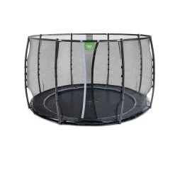 EXIT TOYS EXIT Dynamic Groundlevel Trampoline ø305cm Met Veiligheidsnet - Zwart