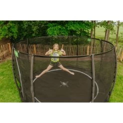 EXIT TOYS EXIT Dynamic Groundlevel Trampoline ø305cm Met Veiligheidsnet - Zwart -Speeltoestellen exit dynamic groundlevel trampoline o305cm met veiligheidsnet zwart 8