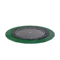 EXIT TOYS EXIT Dynamic Groundlevel Trampoline ø366cm Met Freezone Veiligheidstegels - Zwart