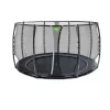 EXIT TOYS EXIT Dynamic Groundlevel Trampoline ø366cm Met Veiligheidsnet - Zwart