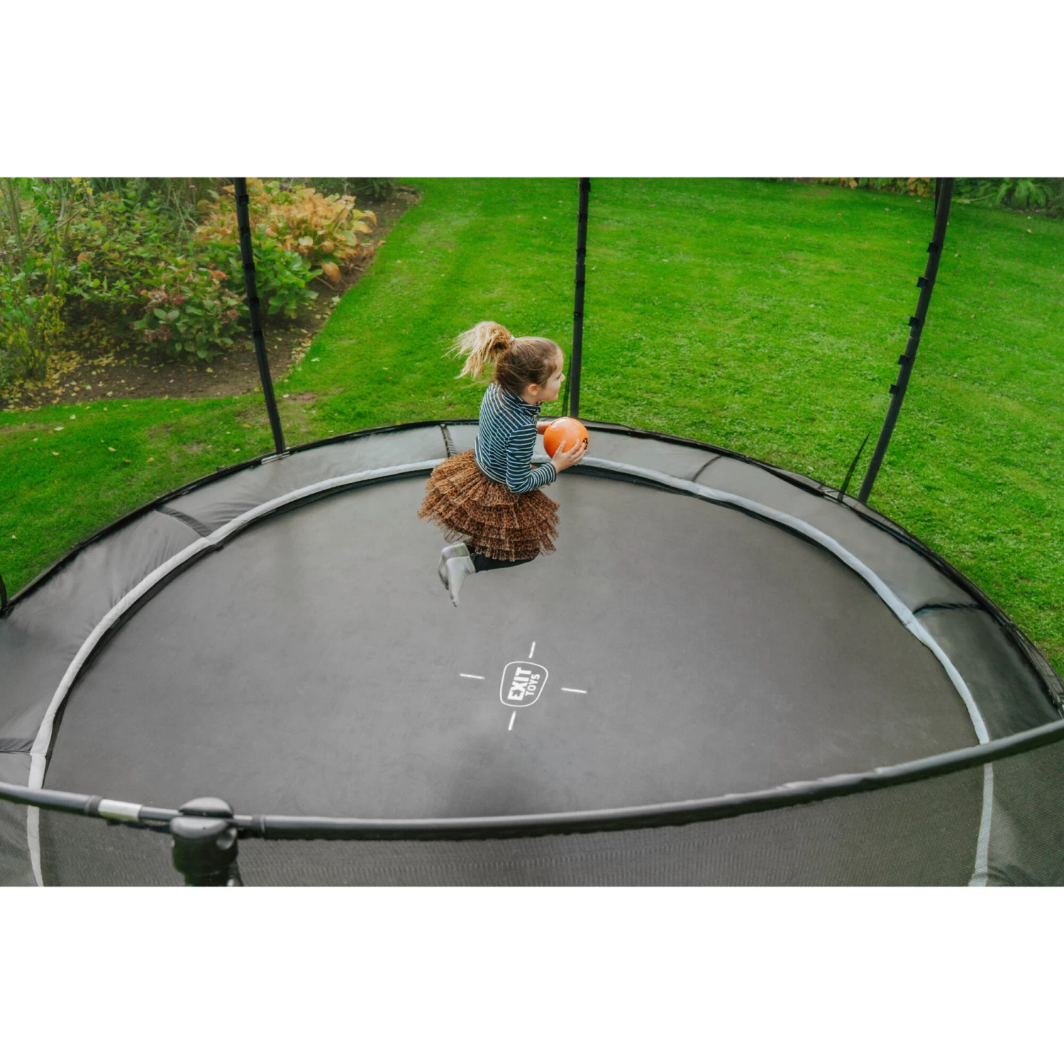 EXIT TOYS EXIT Dynamic Groundlevel Trampoline ø427cm Met Veiligheidsnet - Zwart 12 EXIT TOYS EXIT Dynamic Groundlevel Trampoline ø427cm Met Veiligheidsnet - Zwart - Afbeelding 12