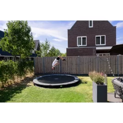 EXIT TOYS EXIT Elegant Inground Sports Trampoline ø366cm - Zwart -Speeltoestellen exit elegant inground sports trampoline o366cm zwart 5