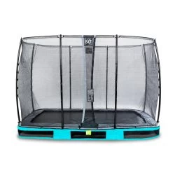EXIT TOYS EXIT Elegant Inground Trampoline 214x366cm Met Economy Veiligheidsnet - Blauw