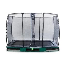 EXIT TOYS EXIT Elegant Inground Trampoline 214x366cm Met Economy Veiligheidsnet - Groen