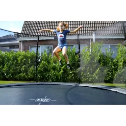 EXIT TOYS EXIT Elegant Inground Trampoline ø305cm Met Economy Veiligheidsnet - Rood -Speeltoestellen exit elegant inground trampoline o305cm met economy veiligheidsnet rood 10