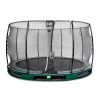 EXIT TOYS EXIT Elegant Inground Trampoline ø366cm Met Economy Veiligheidsnet - Groen