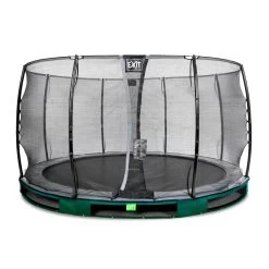 EXIT TOYS EXIT Elegant Inground Trampoline ø366cm Met Economy Veiligheidsnet - Groen