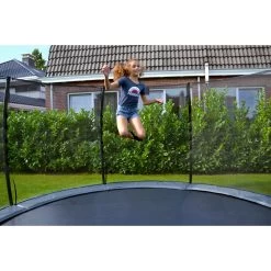 EXIT TOYS EXIT Elegant Inground Trampoline ø366cm Met Economy Veiligheidsnet - Rood -Speeltoestellen exit elegant inground trampoline o366cm met economy veiligheidsnet rood 10