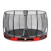 EXIT TOYS EXIT Elegant Inground Trampoline ø366cm Met Economy Veiligheidsnet - Rood