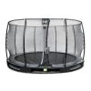 EXIT TOYS EXIT Elegant Inground Trampoline ø366cm Met Economy Veiligheidsnet - Zwart