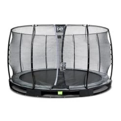 EXIT TOYS EXIT Elegant Inground Trampoline ø366cm Met Economy Veiligheidsnet - Zwart