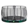 EXIT TOYS EXIT Elegant Inground Trampoline ø427cm Met Economy Veiligheidsnet - Groen