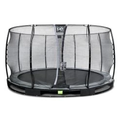 EXIT TOYS EXIT Elegant Inground Trampoline ø427cm Met Economy Veiligheidsnet - Zwart