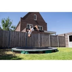 EXIT TOYS EXIT Elegant Premium Inground Sports Trampoline ø305cm - Groen -Speeltoestellen exit elegant premium inground sports trampoline o305cm groen 7