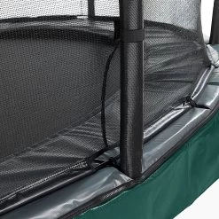 EXIT TOYS EXIT Elegant Premium Inground Trampoline 214x366cm Met Deluxe Veiligheidsnet - Groen -Speeltoestellen exit elegant premium inground trampoline 214x366cm met deluxe veiligheidsnet groen 8
