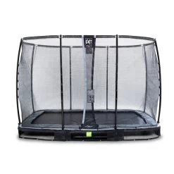 EXIT TOYS EXIT Elegant Premium Inground Trampoline 214x366cm Met Deluxe Veiligheidsnet - Zwart