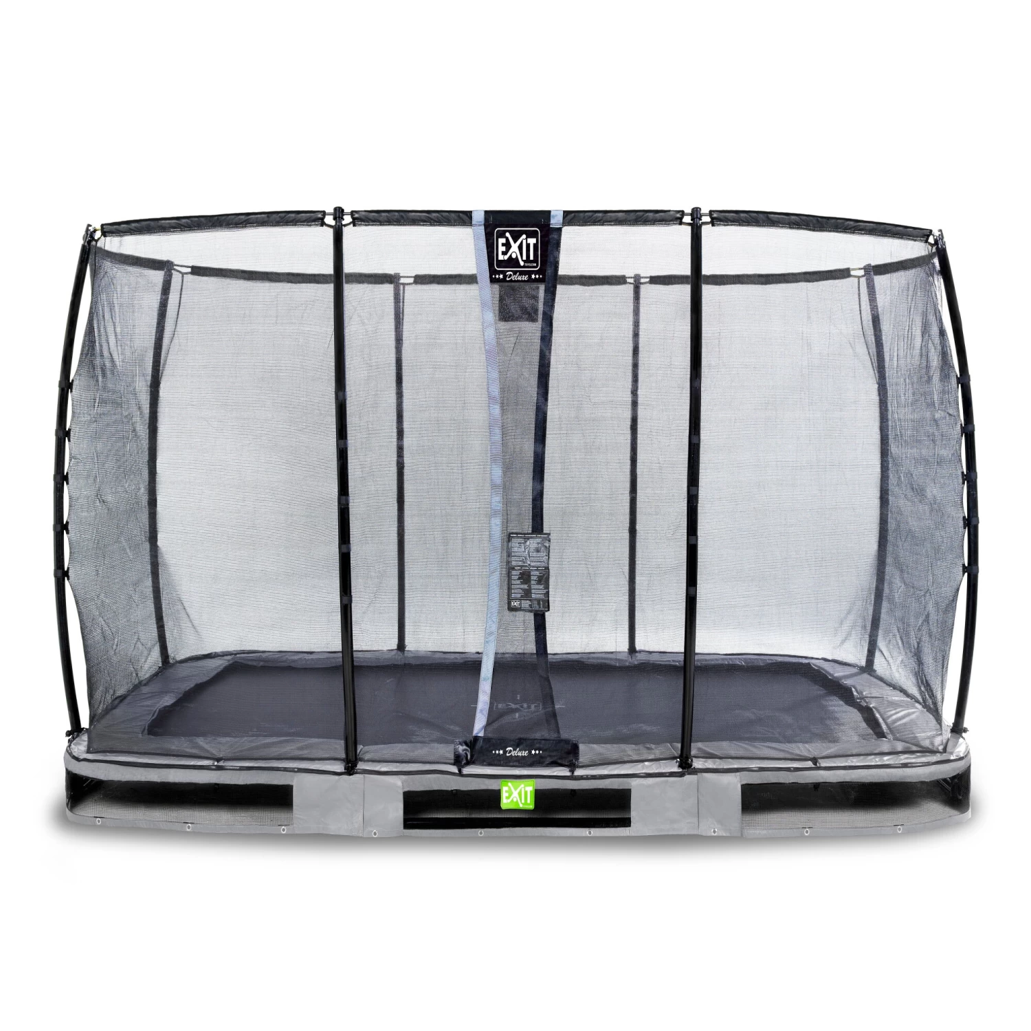 EXIT TOYS EXIT Elegant Premium Inground Trampoline 244x427cm Met Deluxe Veiligheidsnet - Grijs 1 EXIT TOYS EXIT Elegant Premium Inground Trampoline 244x427cm Met Deluxe Veiligheidsnet - Grijs
