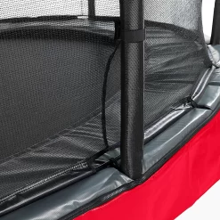 EXIT TOYS EXIT Elegant Premium Inground Trampoline 244x427cm Met Deluxe Veiligheidsnet - Rood -Speeltoestellen exit elegant premium inground trampoline 244x427cm met deluxe veiligheidsnet rood 8