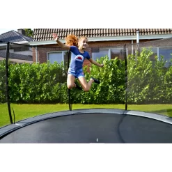 EXIT TOYS EXIT Elegant Premium Inground Trampoline ø305cm Met Deluxe Veiligheidsnet - Groen -Speeltoestellen exit elegant premium inground trampoline o305cm met deluxe veiligheidsnet groen 12