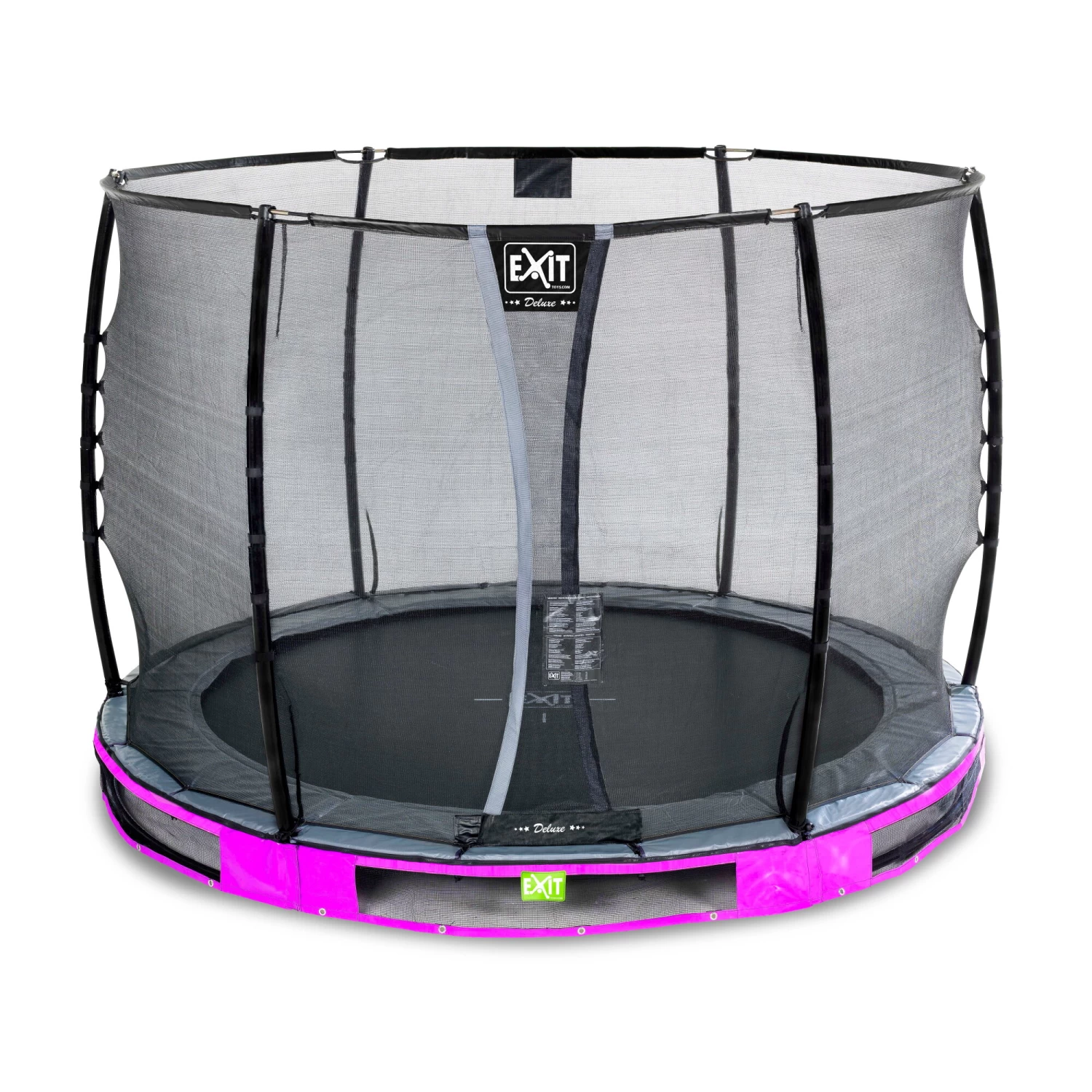 EXIT TOYS EXIT Elegant Premium Inground Trampoline ø305cm Met Deluxe Veiligheidsnet - Paars 2 EXIT TOYS EXIT Elegant Premium Inground Trampoline ø305cm Met Deluxe Veiligheidsnet - Paars - Afbeelding 2