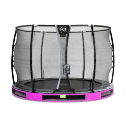 EXIT TOYS EXIT Elegant Premium Inground Trampoline ø305cm Met Deluxe Veiligheidsnet - Paars