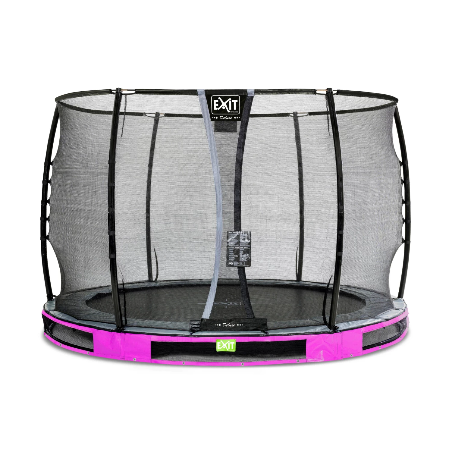 EXIT TOYS EXIT Elegant Premium Inground Trampoline ø305cm Met Deluxe Veiligheidsnet - Paars 1 EXIT TOYS EXIT Elegant Premium Inground Trampoline ø305cm Met Deluxe Veiligheidsnet - Paars