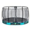 EXIT TOYS EXIT Elegant Premium Inground Trampoline ø366cm Met Deluxe Veiligheidsnet - Blauw