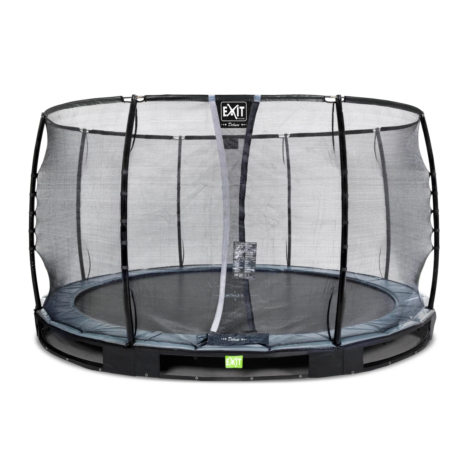 EXIT TOYS EXIT Elegant Premium Inground Trampoline ø366cm Met Deluxe Veiligheidsnet - Zwart 1 EXIT TOYS EXIT Elegant Premium Inground Trampoline ø366cm Met Deluxe Veiligheidsnet - Zwart