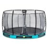 EXIT TOYS EXIT Elegant Premium Inground Trampoline ø427cm Met Deluxe Veiligheidsnet - Blauw