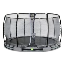 EXIT TOYS EXIT Elegant Premium Inground Trampoline ø427cm Met Deluxe Veiligheidsnet - Grijs